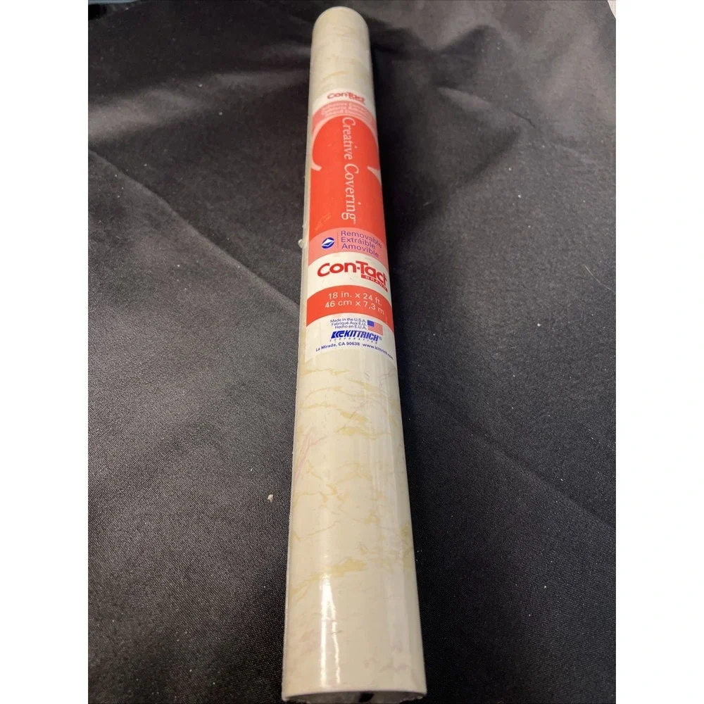 Con-Tact Kittrich Adhesive Covering Creative Covering 18x24' roll Marbled Beige